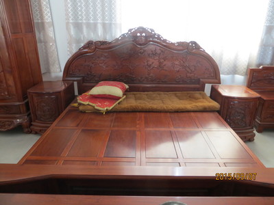 【禧韻瓏】紅木家具 中式雕花花梨木大床，傳承經典，定制尊享